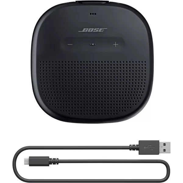 Bose SoundLink Micro Bluetooth Speaker Small Portable Waterproof Speaker with Microphone White SmokeBlack