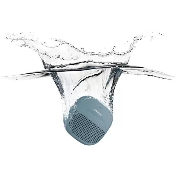 Bose SoundLink Micro Bluetooth Speaker Small Portable Waterproof Speaker with Microphone White SmokeBlue