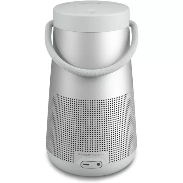 Bose SoundLink Revolve Series II Bluetooth Speaker Portable Speaker with Microphone Wireless Water Resistant Travel Speaker with 360 Degree Sound Long Lasting Battery and Handle BlackSilver