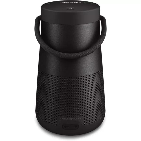 Bose SoundLink Revolve Series II Bluetooth Speaker Portable Speaker with Microphone Wireless Water Resistant Travel Speaker with 360 Degree Sound Long Lasting Battery and Handle BlackBlack