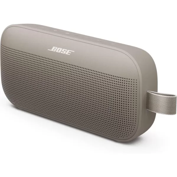 Bose New SoundLink Flex Portable Bluetooth Speaker 2nd Gen Portable Outdoor Speaker with HiFi Audio Up to 12 Hours Battery Life Waterproof and Dustproof SandstoneSandstone