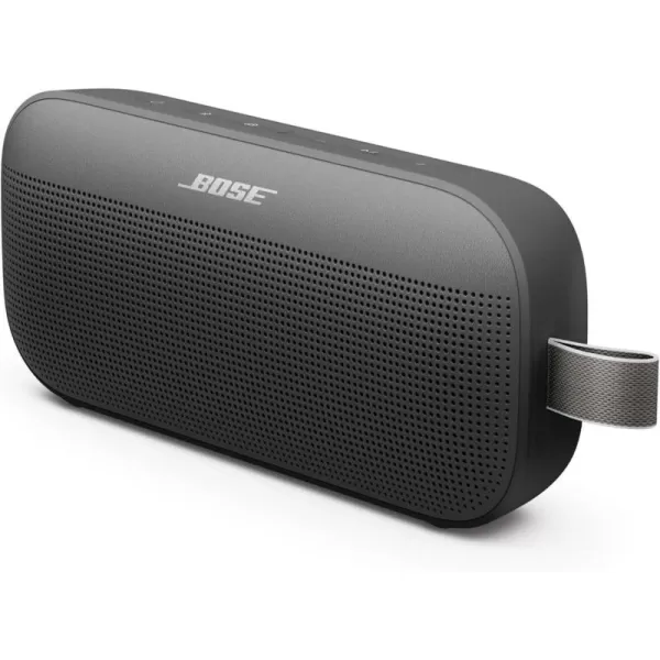Bose New SoundLink Flex Portable Bluetooth Speaker 2nd Gen Portable Outdoor Speaker with HiFi Audio Up to 12 Hours Battery Life Waterproof and Dustproof SandstoneBlack