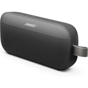 imageBose SoundLink Flex Portable Bluetooth Speaker 2nd Gen Portable Outdoor Speaker with HiFi Audio Up to 12 Hours Battery Life Waterproof and Dustproof Petal Pink  Limited Edition ColorBlack