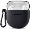 imageBose Case Cover for QuietComfort Earbuds II Protective Silicone Exterior with Aluminum Carabiner for Convenient Carrying Triple BlackTriple Black
