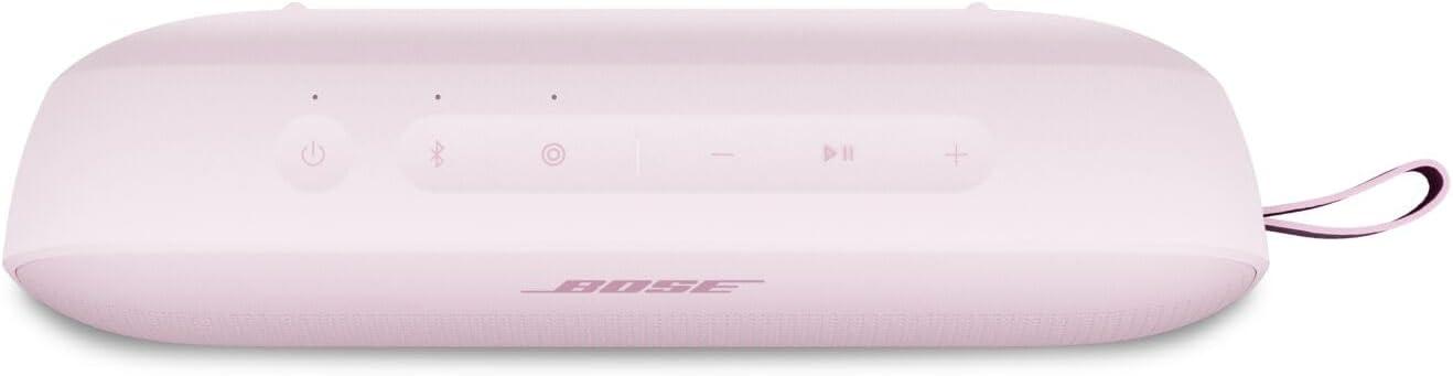 imageBose SoundLink Flex Portable Bluetooth Speaker 2nd Gen Portable Outdoor Speaker with HiFi Audio Up to 12 Hours Battery Life Waterproof and Dustproof Citrus Yellow  Limited Edition ColorPetal Pink
