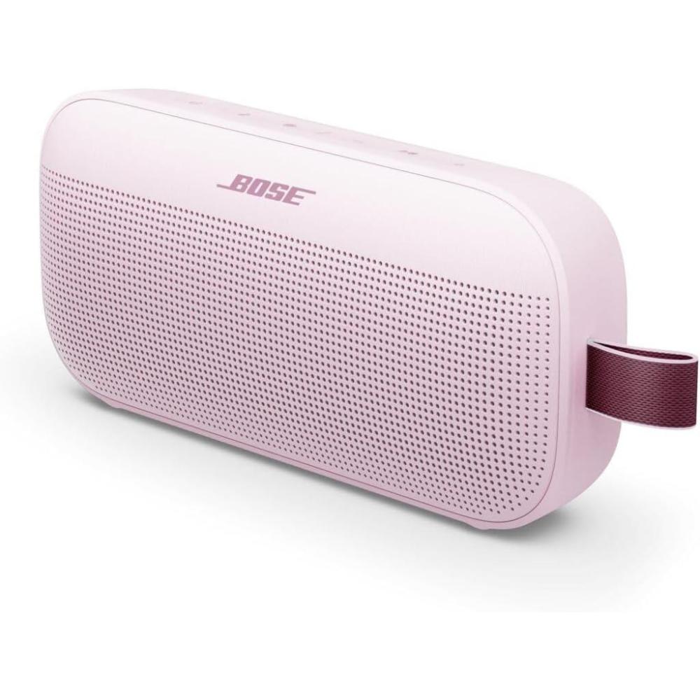 imageBose SoundLink Flex Portable Bluetooth Speaker 2nd Gen Portable Outdoor Speaker with HiFi Audio Up to 12 Hours Battery Life Waterproof and Dustproof Citrus Yellow  Limited Edition ColorPetal Pink
