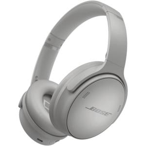 imageBose QuietComfort Bluetooth Headphones Wireless Headphones with Active Over Ear Noise Cancelling and Mic Deep Bass Up to 24 Hours of Playtime Moonlight Grey  Limited Edition ColorMoonlight Grey