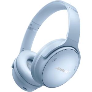 imageBose QuietComfort Bluetooth Headphones Wireless Headphones with Active Over Ear Noise Cancelling and Mic Deep Bass Up to 24 Hours of Playtime Moonlight Grey  Limited Edition ColorMoonstone Blue