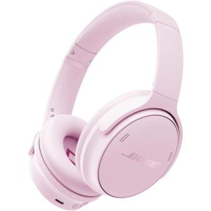 imageBose QuietComfort Bluetooth Headphones Wireless Headphones with Active Over Ear Noise Cancelling and Mic Deep Bass Up to 24 Hours of Playtime Moonlight Grey  Limited Edition ColorPetal Pink