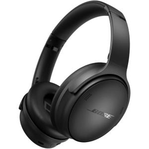 imageBose QuietComfort Bluetooth Headphones Wireless Headphones with Active Over Ear Noise Cancelling and Mic Deep Bass Up to 24 Hours of Playtime Moonlight Grey  Limited Edition ColorBlack