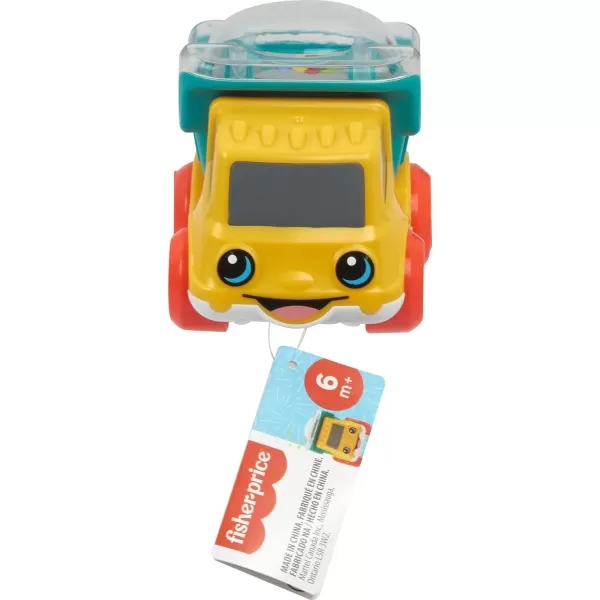 FisherPrice Baby Toy Rollin Tractor PushAlong Vehicle with Fine Motor Activities for Infants Ages 6 MonthsDump Truck