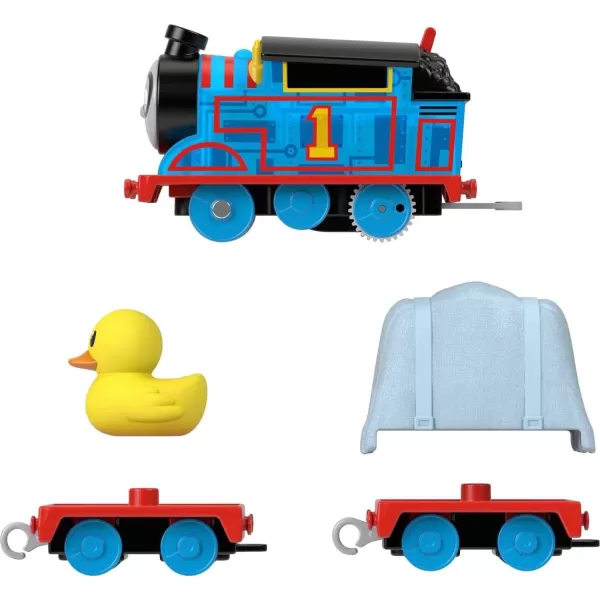 Thomas  Friends Motorized Toy Train Frosting Diesel Engine with Cargo Car  Robot Piece for Preschool Kids Ages 3 YearsSecret Agent Thomas