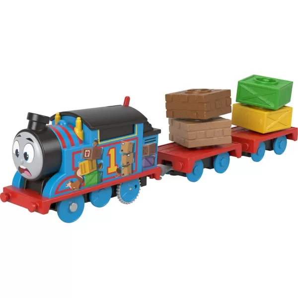 Thomas  Friends Motorized Toy Train Frosting Diesel Engine with Cargo Car  Robot Piece for Preschool Kids Ages 3 YearsThomas Cargo