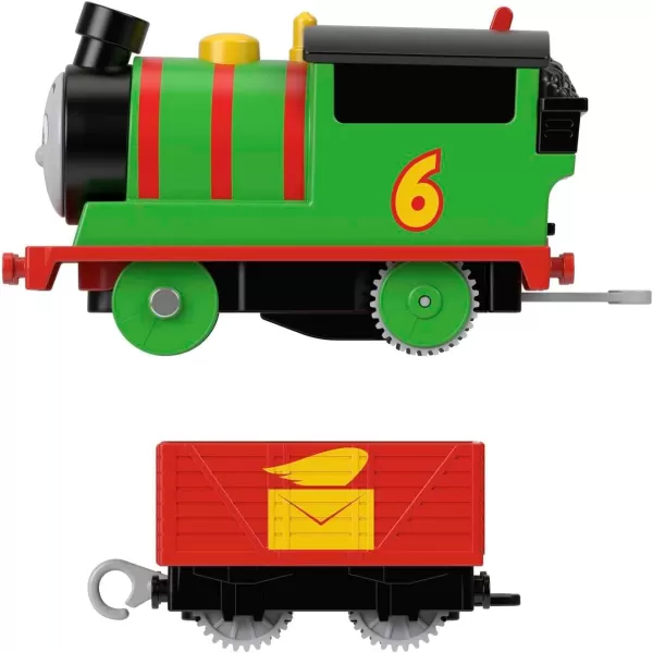 Thomas  Friends Motorized Toy Train Percy BatteryPowered Engine with Tender for Preschool Pretend Play Ages 3 YearsPercy