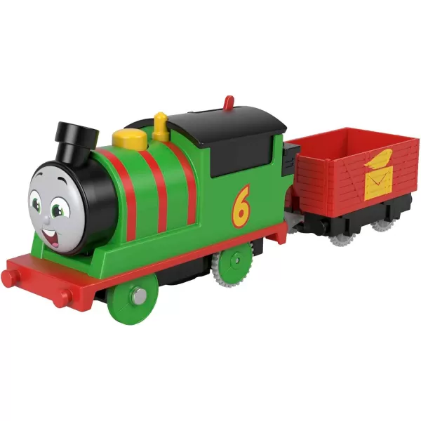 Thomas  Friends Motorized Toy Train Percy BatteryPowered Engine with Tender for Preschool Pretend Play Ages 3 YearsPercy