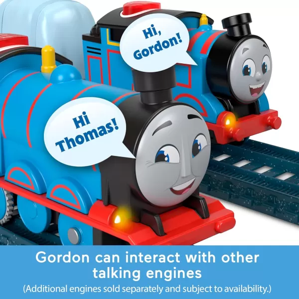 Thomas  Friends Motorized Toy Train Talking Gordon BatteryPowered Engine with Sounds  Phrases for Preschool Kids 3 YearsGordon