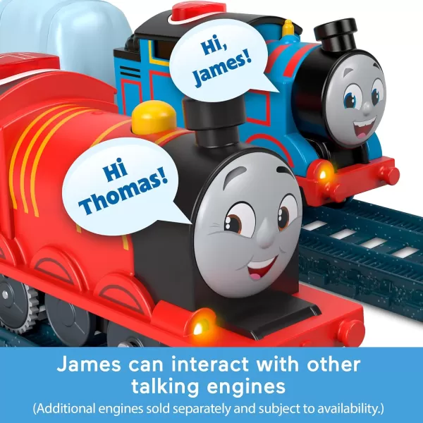 Thomas  Friends Motorized Toy Train Talking Gordon BatteryPowered Engine with Sounds  Phrases for Preschool Kids 3 YearsJames