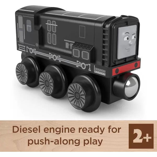 Thomas  Friends Wooden Railway Toy Train Diesel PushAlong Wood Engine for Toddlers  Preschool Kids Ages 2 YearsWood Vehicle