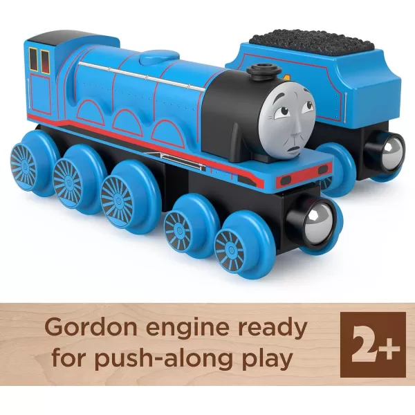 Thomas  Friends Wooden Railway Toy Train Henry PushAlong Wood Engine  Coal Car for Toddlers  Preschool Kids Ages 2 Years Amazon ExclusiveGordon