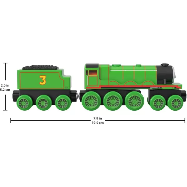 Thomas  Friends Wooden Railway Toy Train Henry PushAlong Wood Engine  Coal Car for Toddlers  Preschool Kids Ages 2 Years Amazon ExclusiveHenry