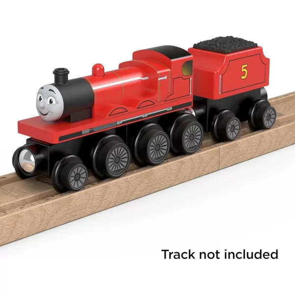 Thomas  Friends Wooden Railway Toy Train Henry PushAlong Wood Engine  Coal Car for Toddlers  Preschool Kids Ages 2 Years Amazon ExclusiveJames