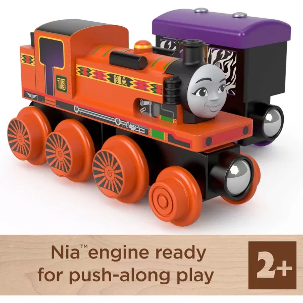 Thomas  Friends Wooden Railway Toy Train Henry PushAlong Wood Engine  Coal Car for Toddlers  Preschool Kids Ages 2 Years Amazon ExclusiveNia