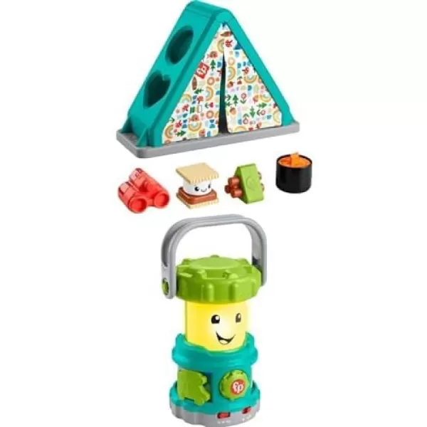 FisherPrice Shape Sorter SMore Shapes Camping Tent Baby Toy for Ages 6 MonthsCamping Tent  Lantern