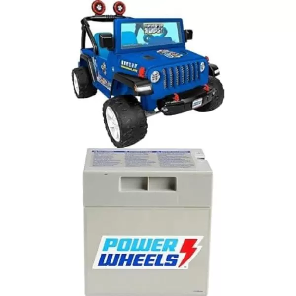 Power Wheels RideOn Toy PAW Patrol Mighty Movie Jeep Wrangler BatteryPowered Vehicle with Sounds Seats 2 Ages 3 YearsPaw Patrol Jeep  Battery