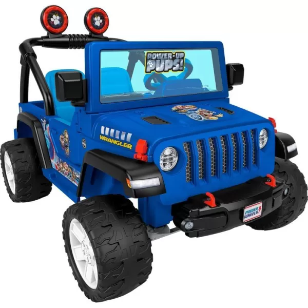 Power Wheels RideOn Toy PAW Patrol Mighty Movie Jeep Wrangler BatteryPowered Vehicle with Sounds Seats 2 Ages 3 YearsPaw Patrol Jeep