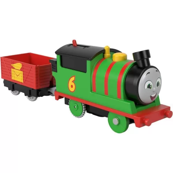 Thomas  Friends Motorized Toy Train Percy BatteryPowered Engine with Tender for Preschool Pretend Play Ages 3 YearsPercy