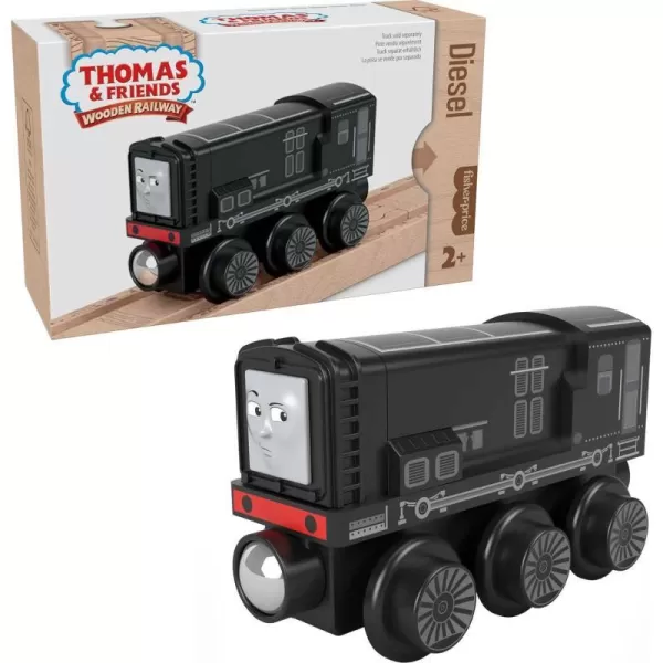 Thomas  Friends Wooden Railway Toy Train Diesel PushAlong Wood Engine for Toddlers  Preschool Kids Ages 2 YearsWood Vehicle