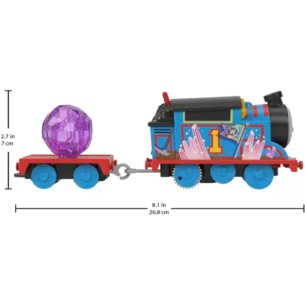 Thomas ampamp Friends Motorized Toy Train Set Crystal Caves Adventure with Thomas Tipping Bridge ampamp 8 Ft of Track for Preschool Kids Ages 3 Years