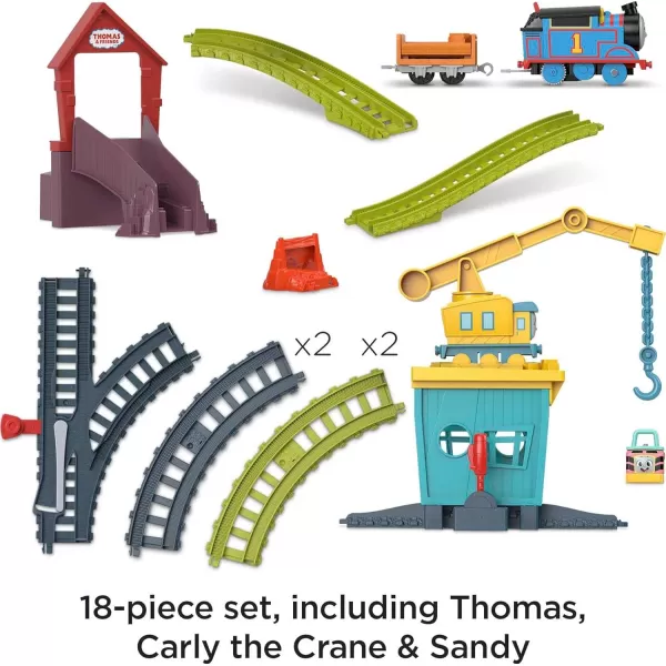 Thomas ampamp Friends Motorized Toy Train Set Paint Delivery with Thomas ampamp Troublesome Truck for Pretend Play Preschool Kids Ages 3 YearsCarly  Sandy Set