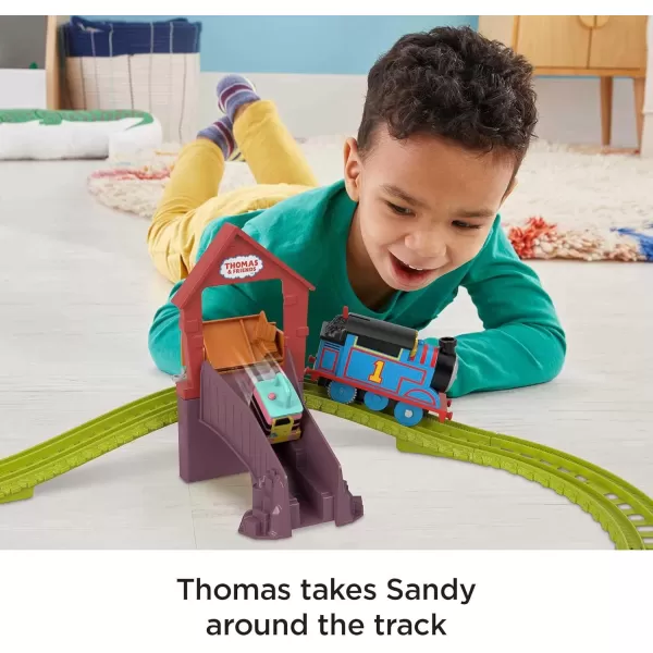 Thomas ampamp Friends Motorized Toy Train Set Paint Delivery with Thomas ampamp Troublesome Truck for Pretend Play Preschool Kids Ages 3 YearsCarly  Sandy Set