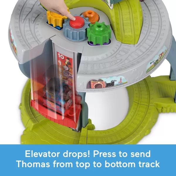 Thomas ampamp Friends Toddler Toy My First Train Table with Track Cargo Stacking ampamp Fine Motor Activities for Kids Ages 18 MonthsSimplified Packaging