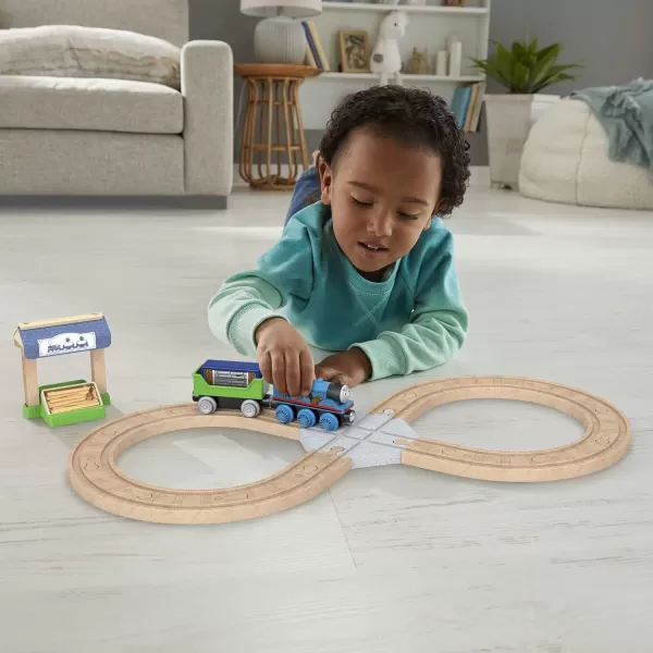 Thomas ampamp Friends Wooden Railway Toy Train Set Figure 8 Track Pack with Thomas Wood Engine for Preschool Kids Ages 3 Years Amazon Exclusive