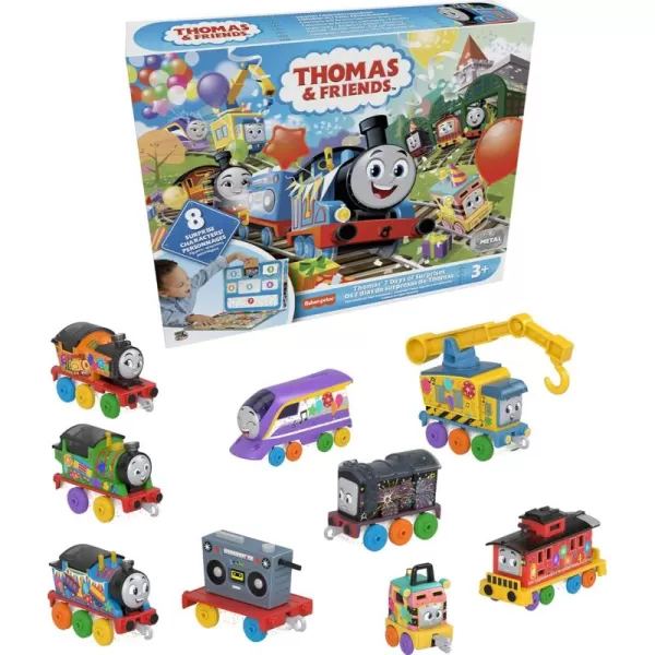 Thomas ampamp Friends Toy Trains Toy Set Thomas 7 Days of Surprises 10Piece Diecast Vehicles with Cargo for Kids Ages 3 Years Amazon Exclusive