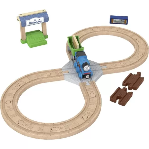 Thomas ampamp Friends Wooden Railway Toy Train Set Figure 8 Track Pack with Thomas Wood Engine for Preschool Kids Ages 3 Years Amazon Exclusive