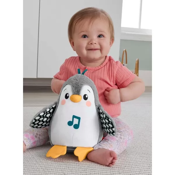 FisherPrice Baby Plush Baby Toy Flap amp Wobble Penguin with Music and Motion For Tummy Time To SitAt Sensory PlayFisherPrice Baby Plush Baby Toy Flap amp Wobble Penguin with Music and Motion For Tummy Time To SitAt Sensory Play