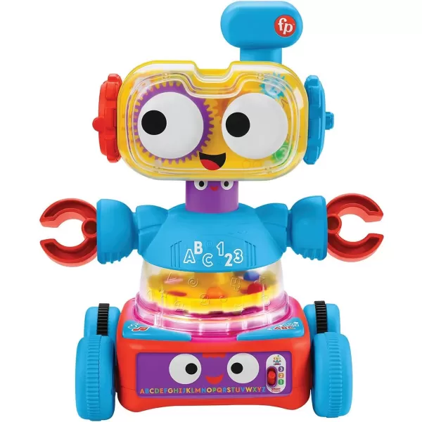 FisherPrice Baby Toddler amp Preschool Toy 4In1 Learning Bot With Music Lights amp Smart Stages Content For Ages 6 MonthsFisherPrice Baby Toddler amp Preschool Toy 4In1 Learning Bot With Music Lights amp Smart Stages Content For Ages 6 Months