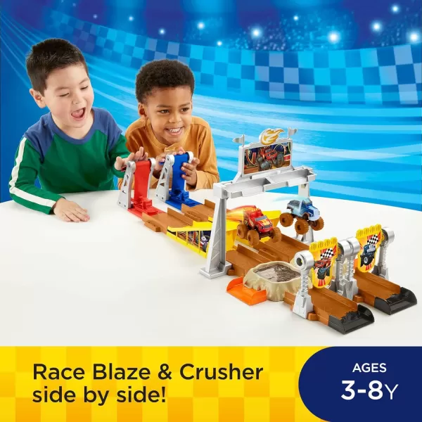 FisherPrice Blaze and the Monster Machines Toy Cars Playset Mud Pit Race Track with Blaze amp Crusher Plus Slime for Ages 3 YearsFisherPrice Blaze and the Monster Machines Toy Cars Playset Mud Pit Race Track with Blaze amp Crusher Plus Slime for Ages 3 Years