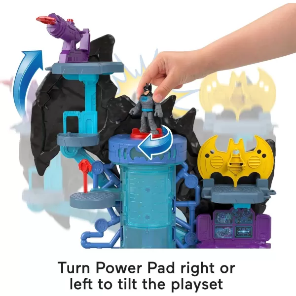 FisherPrice DC Super Friends Imaginext Batman Figure and BatTech Batcave Playset with Lights amp Sounds for Preschool Pretend Play6 Play PiecesBatman Toy Standard