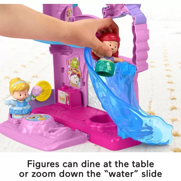 FisherPrice Disney Princess Toddler Toy Little People Play amp Go Castle Portable Playset with Ariel amp Cinderella Figures for Ages 18 MonthsCastle  Princess Figures