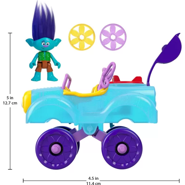 FisherPrice Imaginext DreamWorks Trolls Toy Car and Branch Figure Playset Branchs Buggy with Projectile Launcher and Discs Age 38 YearsFisherPrice Imaginext DreamWorks Trolls Toy Car and Branch Figure Playset Branchs Buggy with Projectile Launcher and Discs Age 38 Years