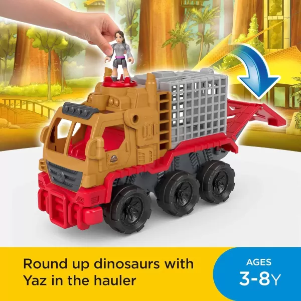 FisherPrice Imaginext Jurassic World Camp Cretaceous Toys Dinosaur Hauler Vehicle amp Yaz Poseable Figure for Preschool Kids Ages 3 YearsFisherPrice Imaginext Jurassic World Camp Cretaceous Toys Dinosaur Hauler Vehicle amp Yaz Poseable Figure for Preschool Kids Ages 3 Years