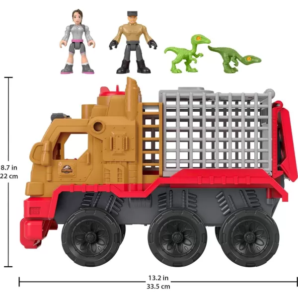 FisherPrice Imaginext Jurassic World Camp Cretaceous Toys Dinosaur Hauler Vehicle amp Yaz Poseable Figure for Preschool Kids Ages 3 YearsFisherPrice Imaginext Jurassic World Camp Cretaceous Toys Dinosaur Hauler Vehicle amp Yaz Poseable Figure for Preschool Kids Ages 3 Years