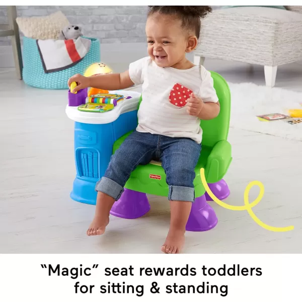 FisherPrice Laugh amp Learn Toddler Toy Song amp Story Learning Chair with Music Lights and Activities for Ages 1 Years Amazon ExclusiveSimplified Packaging Chair