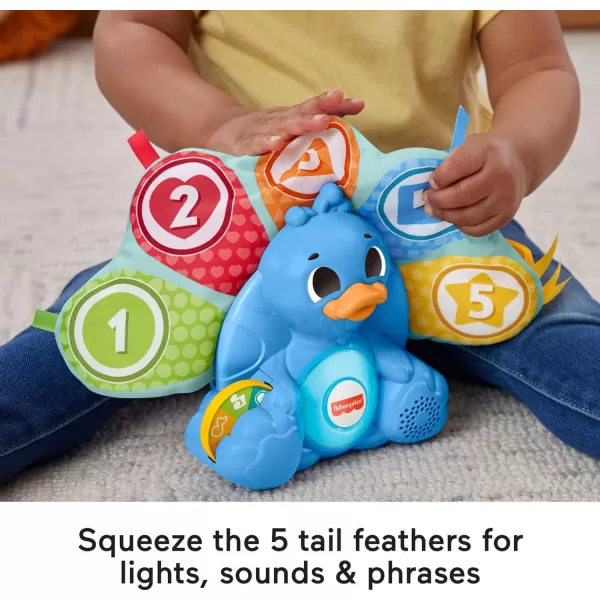 FisherPrice Linkimals Learning Toy Counting amp Colors Peacock with Interactive Lights amp Music for Baby amp Toddlers Ages 9 Months MulticolorFisherPrice Linkimals Learning Toy Counting amp Colors Peacock with Interactive Lights amp Music for Baby amp Toddlers Ages 9 Months Multicolor