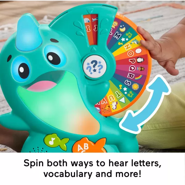 FisherPrice Linkimals Toddler Toy Learning Narwhal with Interactive Lights Music amp Educational Games for Ages 18 MonthsFisherPrice Linkimals Toddler Toy Learning Narwhal with Interactive Lights Music amp Educational Games for Ages 18 Months