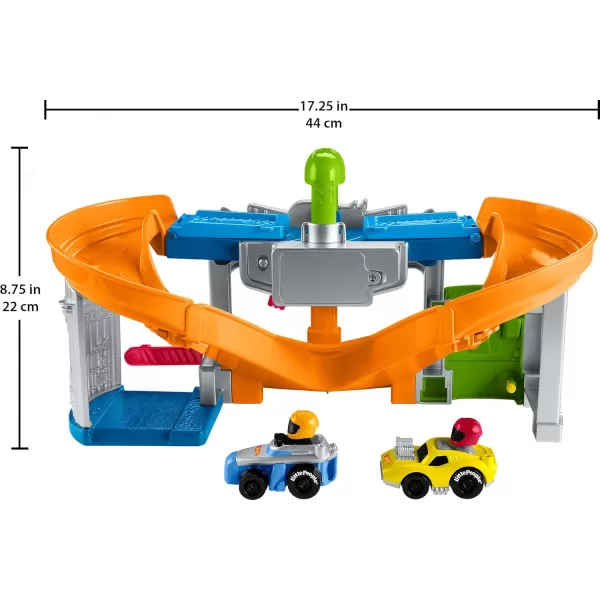 FisherPrice Little People Hot Wheels Toddler Playset Race and Go Track Set with Lights Sounds amp 2 Toy Cars for Ages 18 MonthsFisherPrice Little People Hot Wheels Toddler Playset Race and Go Track Set with Lights Sounds amp 2 Toy Cars for Ages 18 Months